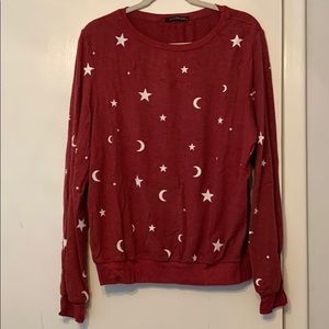Wildfox Sweatshirt Moon and Stars medium
